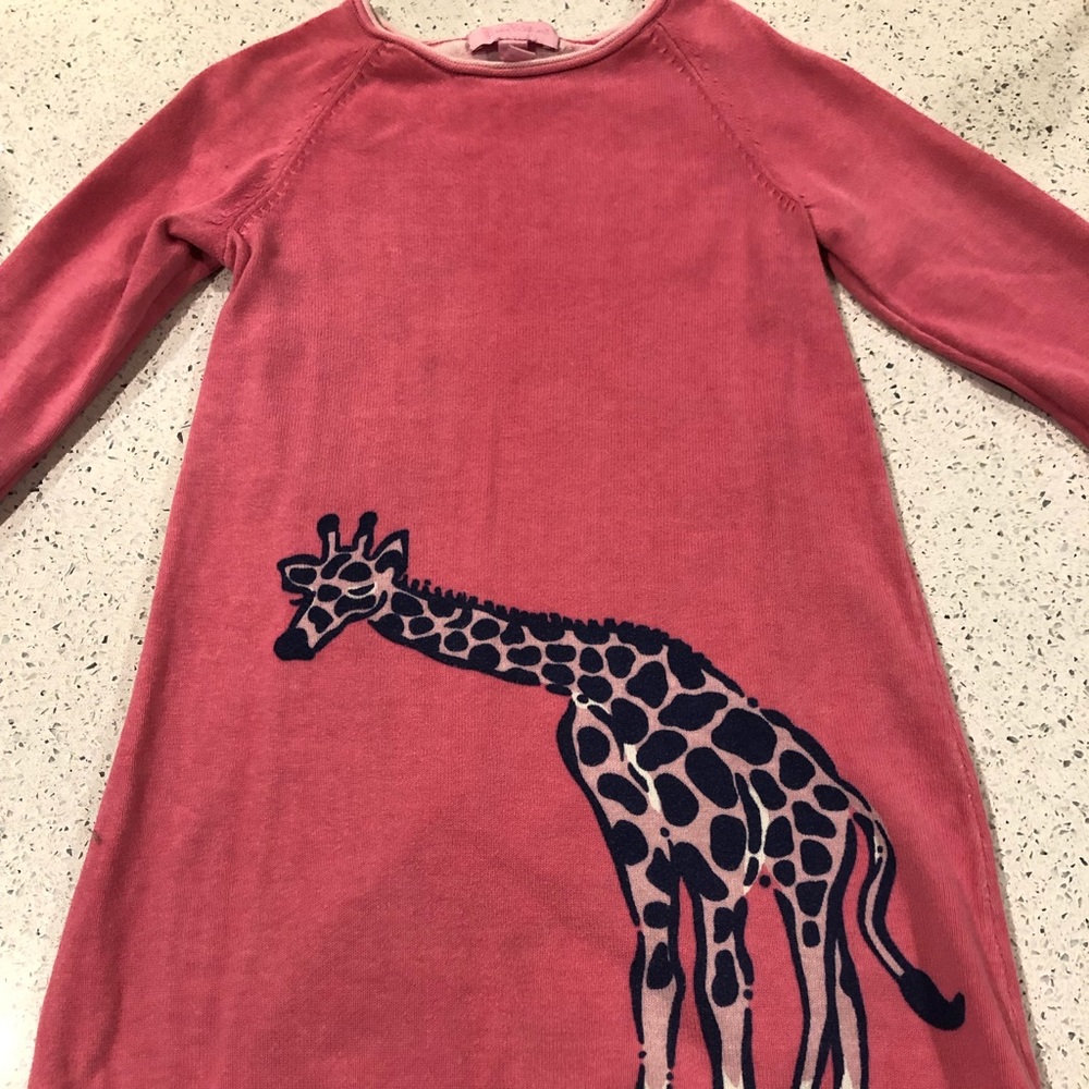 Lilly Pulitzer giraffe sweater dress